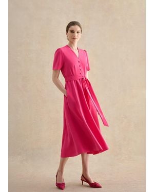 Hobbs Lillie Dress - Pink