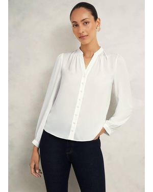 Hobbs Peony Blouse - White