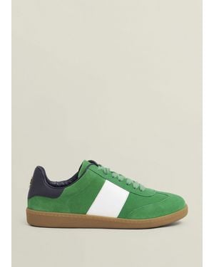 Hobbs Etta Suede Trainers - Green