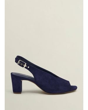 Hobbs Kali Suede Sandals - Blue