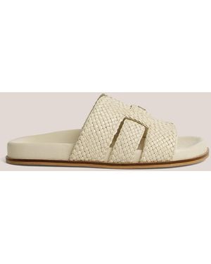 Hobbs Emma Woven Slides - Natural