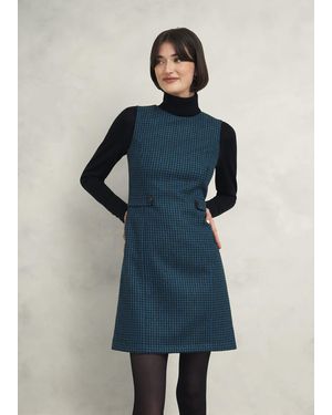 Hobbs Sariah Wool Dress - Blue