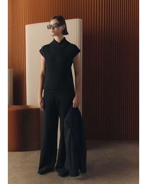 Hobbs Harris Knitted Co-Ord Trousers - Black