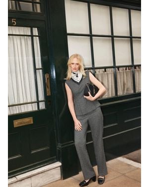 Hobbs Jasmina Straight Leg Trousers - Black