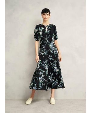 Hobbs Blenheim Tea Dress - White