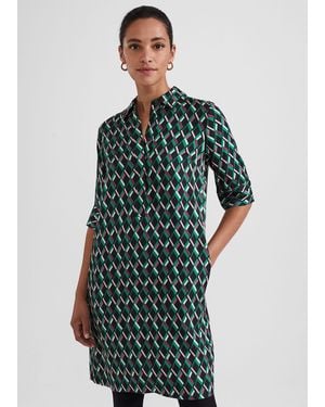 Hobbs Marciella Dress - Green