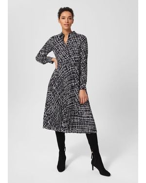 Hobbs Petite Laurenza Fit And Flare Dress - Multicolour