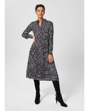 Hobbs Petite Laurenza Fit And Flare Dress - Multicolour