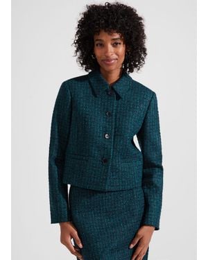 Hobbs Teia Wool Jacket - Blue
