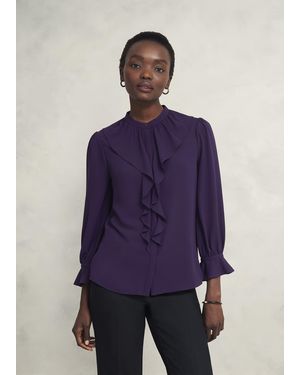 Hobbs Maribella Blouse - Purple