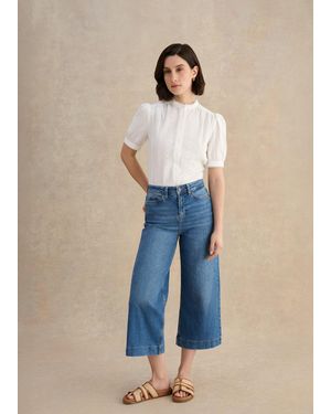 Hobbs Brinley Crop Jeans - Blue