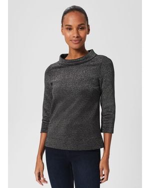 Hobbs Sparkle Betsy Top - Grey