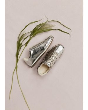 Hobbs Sofie Leather Trainers - White