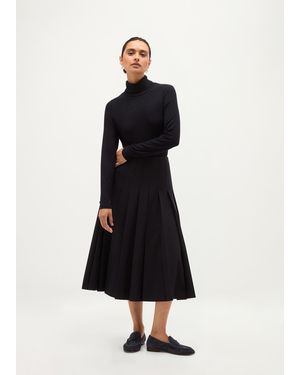 Hobbs Paige Pleated Skirt - Black