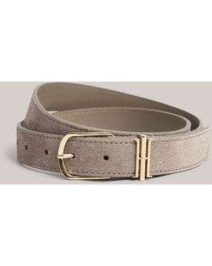 Hobbs Hallie Suede Belt - Natural