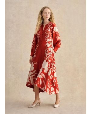 Hobbs Barrett Dress - Orange
