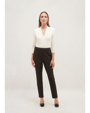 Hobbs Hazel Slim Trousers - Natural