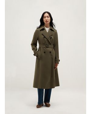 Hobbs Aria Shower Resistant Trench Coat - Natural