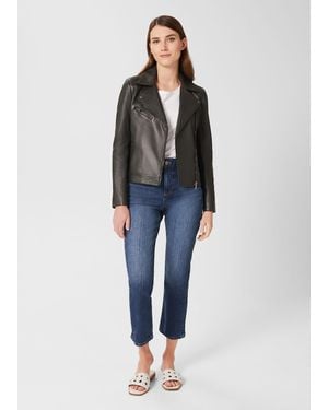 Hobbs Dakota Leather Jacket - Multicolour