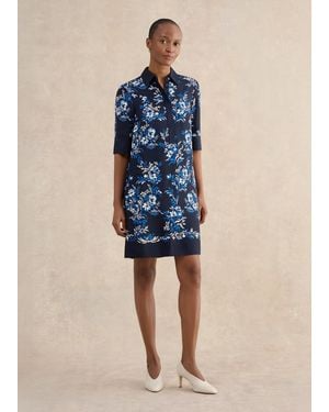 Hobbs Marciella Dress - Blue