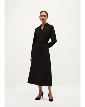 Hobbs Petula Jersey Dress - Black