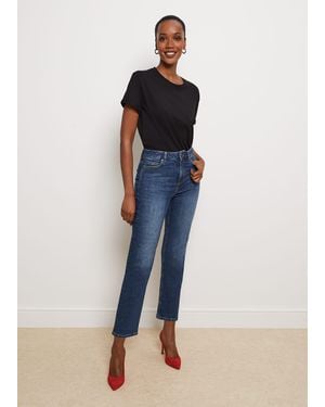 Hobbs Iva Crop Jeans - Blue