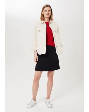 Hobbs Hensely Shirt Jacket - Red