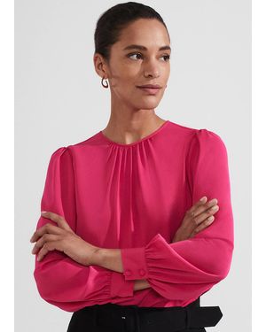 Hobbs Rosalyn Blouse - Pink