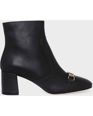 Hobbs Rosella Trim Ankle Boots - Black