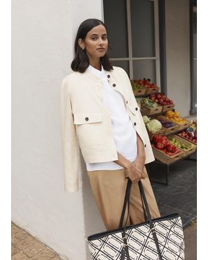 Hobbs Lottie Linen Jacket - Natural