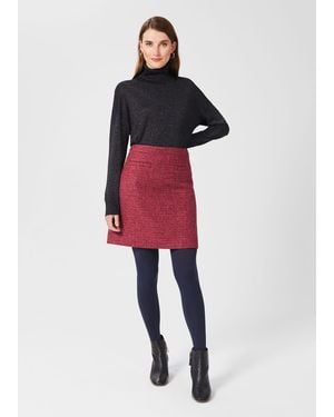Hobbs Maisey Wool A Line Skirt - Multicolour