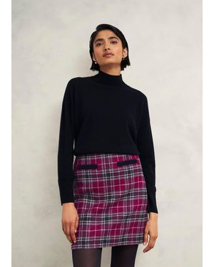 Hobbs Ruthie Wool Skirt - Blue