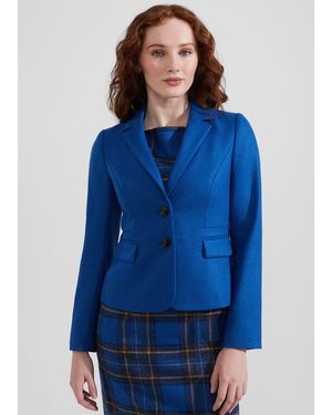 Hobbs Hackness Wool Jacket - Blue