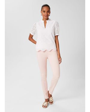 Hobbs Gia Sculpting Jeans - White
