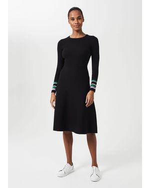 Hobbs Clare Knitted Dress - Blue