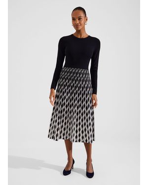 Hobbs Larna Knitted Dress - Black