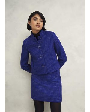 Hobbs Khloe Jacket With Wool - Blue