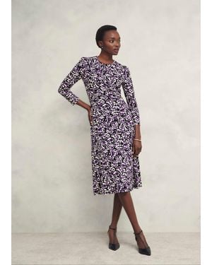 Hobbs Petite Paige Jersey Dress - Natural