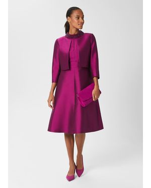 Hobbs Marcella Silk Blend Jacket - Pink