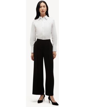 Hobbs Rae Cropped Trousers - White