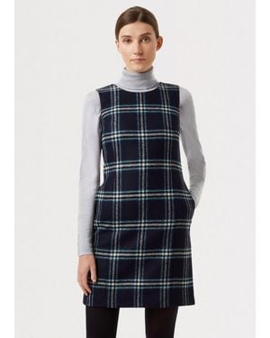 Hobbs Robbie Wool Dress - Blue