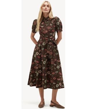 Hobbs Hester Dress - Brown