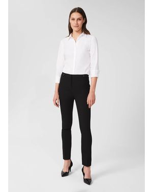 Hobbs Petite Luca Slim Trousers - White