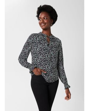 Hobbs Aisha Blouse - Grey