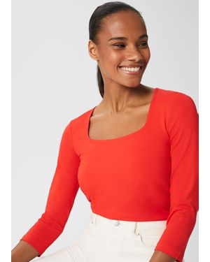 Hobbs Debbie Double Fronted Top - Red