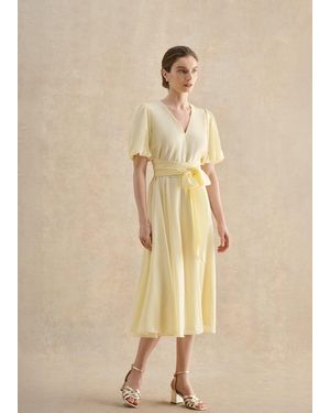 Hobbs Barrington Dress - Natural