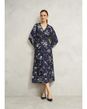 Hobbs Brielle Skirt - Blue