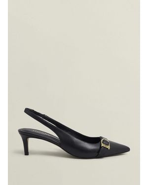 Hobbs Jude Leather Slingbacks - Natural