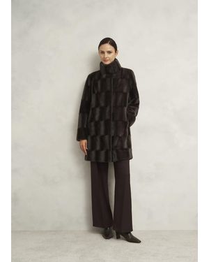 Hobbs Rosanne Faux Fur Coat - Multicolour