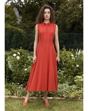 Hobbs Burghley Shirt Dress - Green